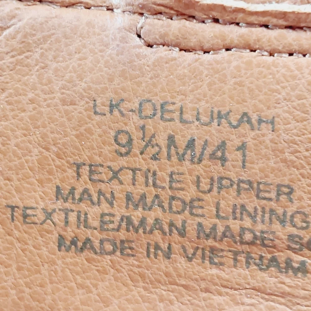 New Lucky Brand Delukah Dark Natural Wedge Heel Slingback Platform Sandals H814 - Picture 11 of 13